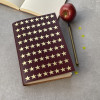 Recycled Leather Journal (A5) with Gold Stars|undercover