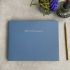 Simply Elegant Recycled Leather Book of Condolence