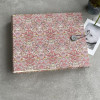 personalised large leather Photo Album with Liberty Fabric  by undercover
