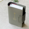 Personalised Recycled Leather Weekday Missal Cover
