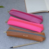 Recycled Leather Zipped Pen Case