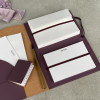 Personalised Recycled Leather Writing Set