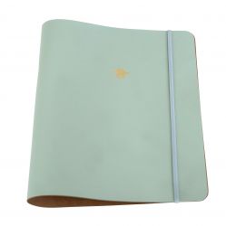 Leather A4 Ring Binder with bee icon
