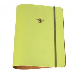 A5 Leather Ring Binder Bee Detail Two Rings