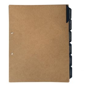 Leather Tab Folder Dividers