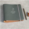  A5 Leather Ring Binder with your logo