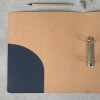 Leather Ring Binder (A4) with Frame Detail