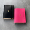 Personalised Recycled Leather Journal with Bee Motif