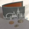 London Skyline Recycled Leather Travel Card Holder