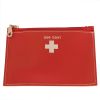 Leather travel first aid pouch