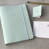Seafoam Anchor Leather Writing Set by undercover