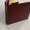 Hardback Firm Lined Leather A4 Lever Arch File - Personalised Spine