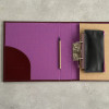 Hardback Firm Lined Leather A4 Lever Arch File - Personalised Spine