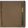 Personalised  A4 Leather Ring Binder - For Visitor Information
