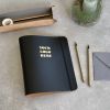A5 Leather Ring Binder with your logo
