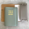 Recycled Leather Portfolio (A4) - 'Add Your Logo' Your Way!