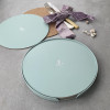 Set of Six Recycled Leather Placemat with Anchor