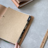 A4 Leather Ring Binder -
