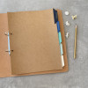 A4 Leather Ring Binder for Holiday Plans