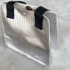 Metallic Leather Tote Bag