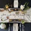 Table Runner Personalised with Embroidery
