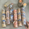 Luxury Marble Patterned Handmade Crackers (box of 6)