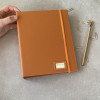Hardback A5 Recycled Leather Ring Binder