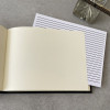 Recycled Leather Hardback Condolence Book