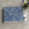 personalised large leather Photo Album with Liberty Fabric  by undercover