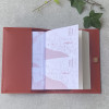 Personalised Recycled Leather Bible Cover With Heart