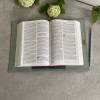 Personalised Recycled Leather Bible Cover With Heart