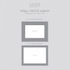 Compact Recycled Leather Photo Album inside orientation