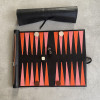 Leather Travel Backgammon Set