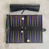 Leather Travel Backgammon Set