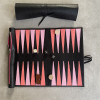 Leather Travel Backgammon Set