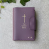 Personalised Recycled Leather Sunday Missal Cover
