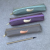 Zipped Pencil Case with Foiled Feather