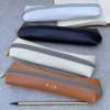 Recycled Leather Zipped Pen Case