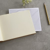 Hardback Recycled Leather Guest Book / Sketch Book