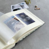 Nubuck Leather Photo Album With Marble Design