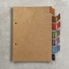 Self Adhesive Recycled Leather Days of Week Divider Tabs