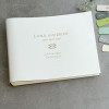 Personalised Photo Album Recycled Leather Album with Decorative Motif by undercover
