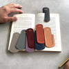  Initialled Eco Leather Paperclip Bookmark by undercover