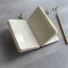 Library Look Recycled Leather Pocket Notebook with Pencil