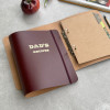  A5 Recycled Leather Ring Recipe Binder - Dad\\\'s Recipes