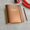  A5 Recycled Leather Ring Recipe Binder - Grandma's Recipes by undercover