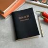 A5 Recycled Leather Notebook for Dad\'s Recipes 