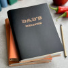 A5 Recycled Leather Notebook for Dad\'s Recipes 