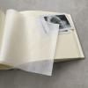 inside Personalised Jumbo Hardback Recycled Leather Album 