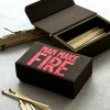 Refillable Match Box  